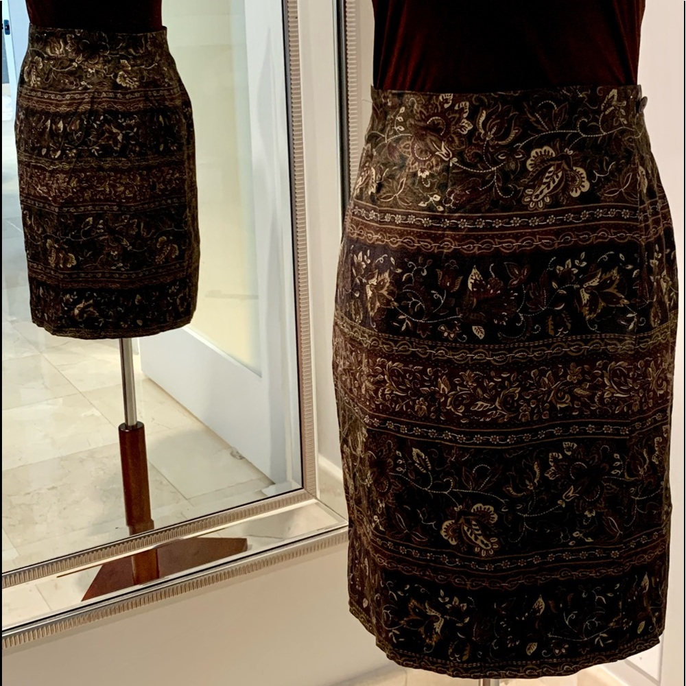 Pencil wrap skirt